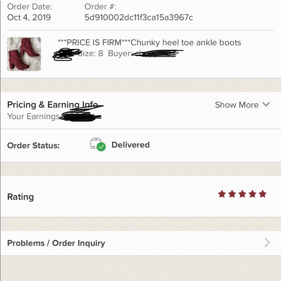 ‼️PRICE IS FIRM‼️Chunky heel toe ankle boots - Picture 5 of 5